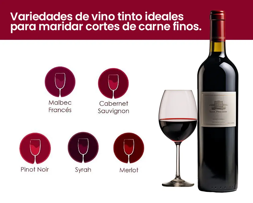 vinos para cortes de carne finos