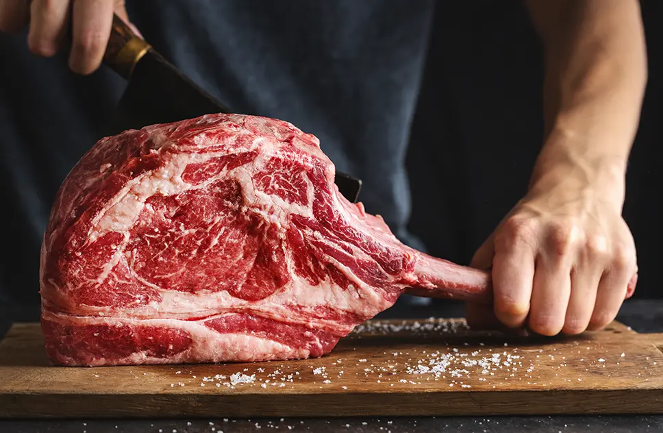 cortes de carne tomahawk