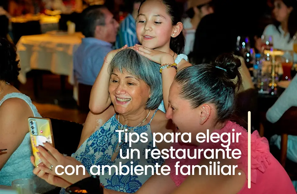 Tips para elegir un restaurante con ambiente familiar