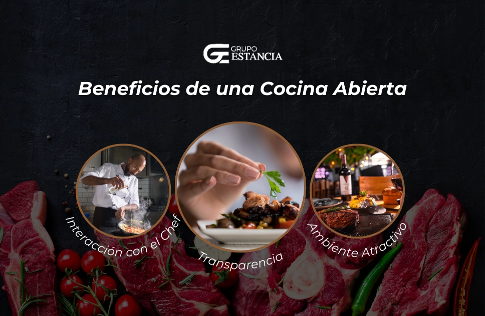 Cocina abierta, beneficios