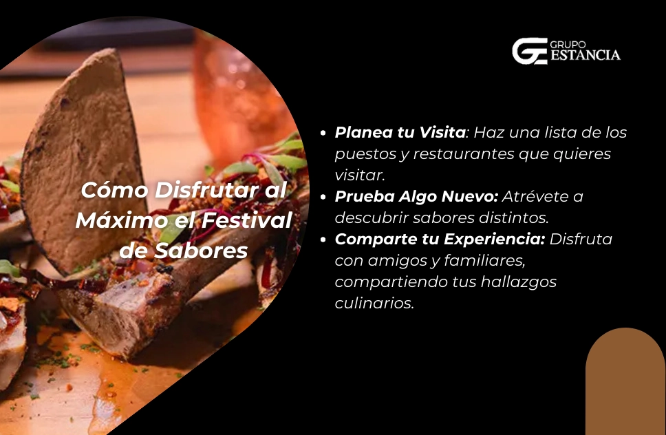 ¿Cómo disfrutar un festival de sabores?