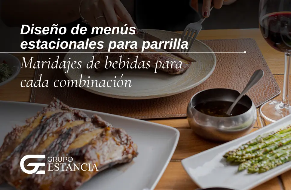 diseño de menús estacionales con carne