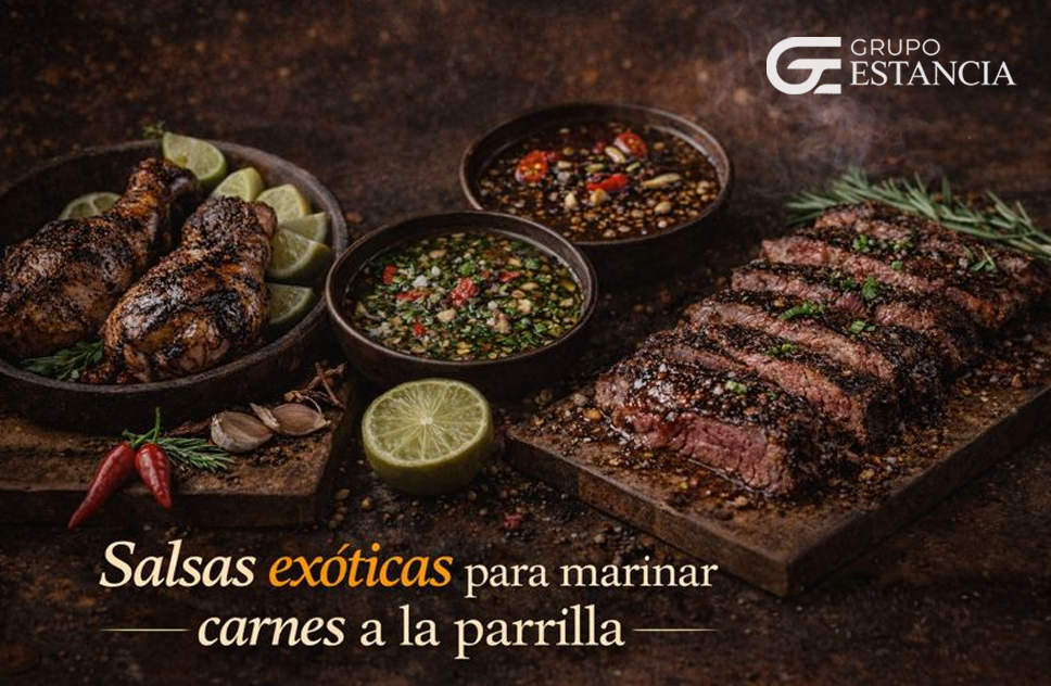 salsas exóticas para marinar carnes