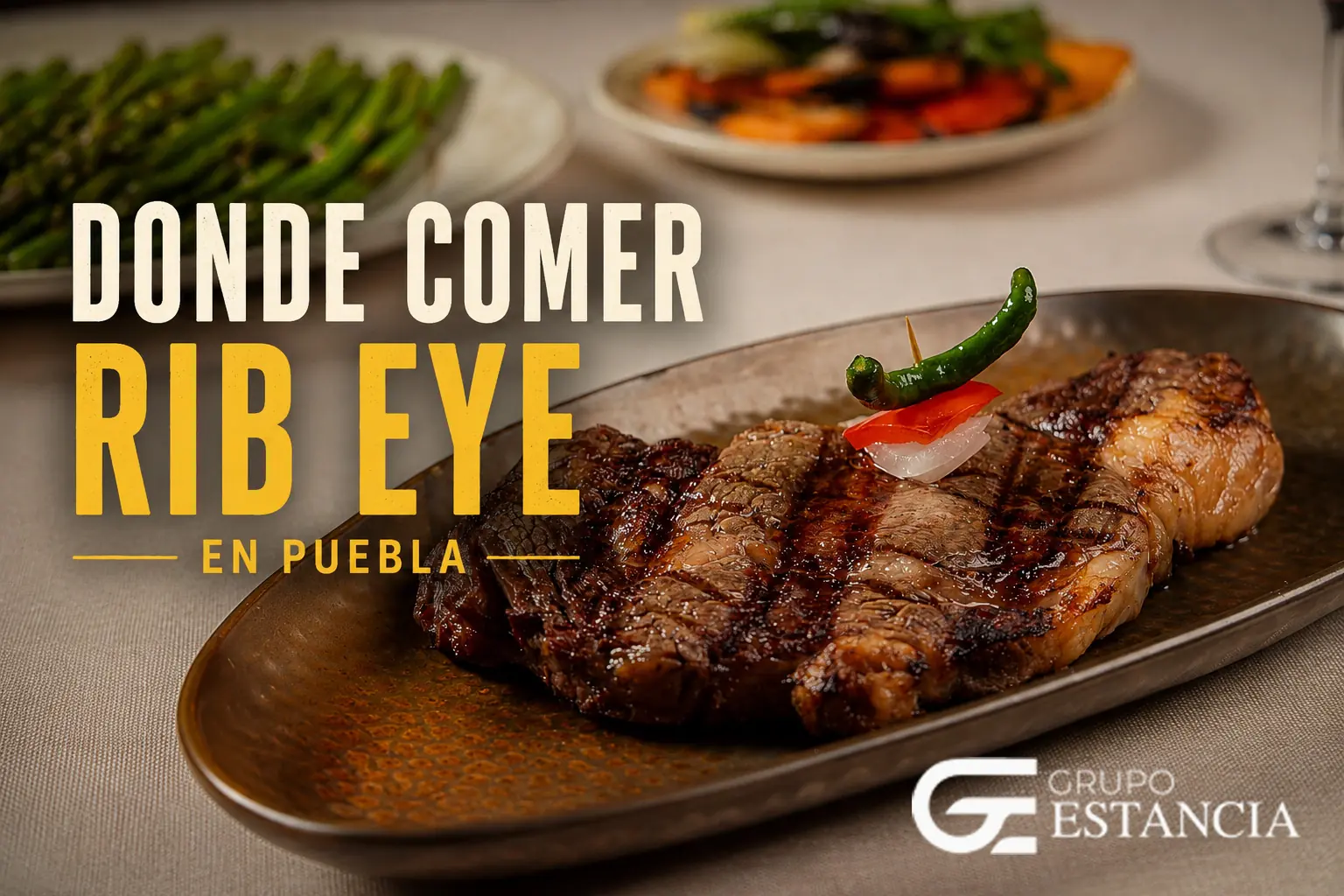 Donde comer rib eye en Puebla