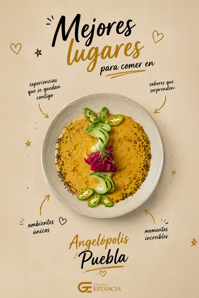 Mejores lugares para comer en Angelópolis tierra y mar