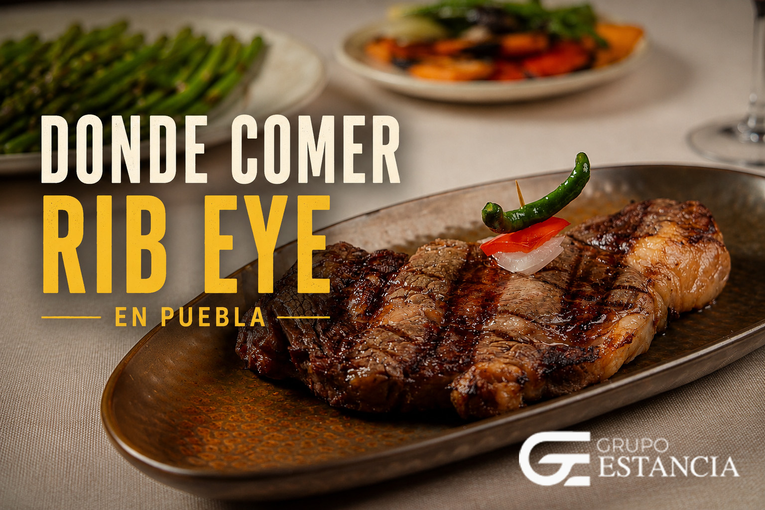 Donde comer rib eye en Puebla