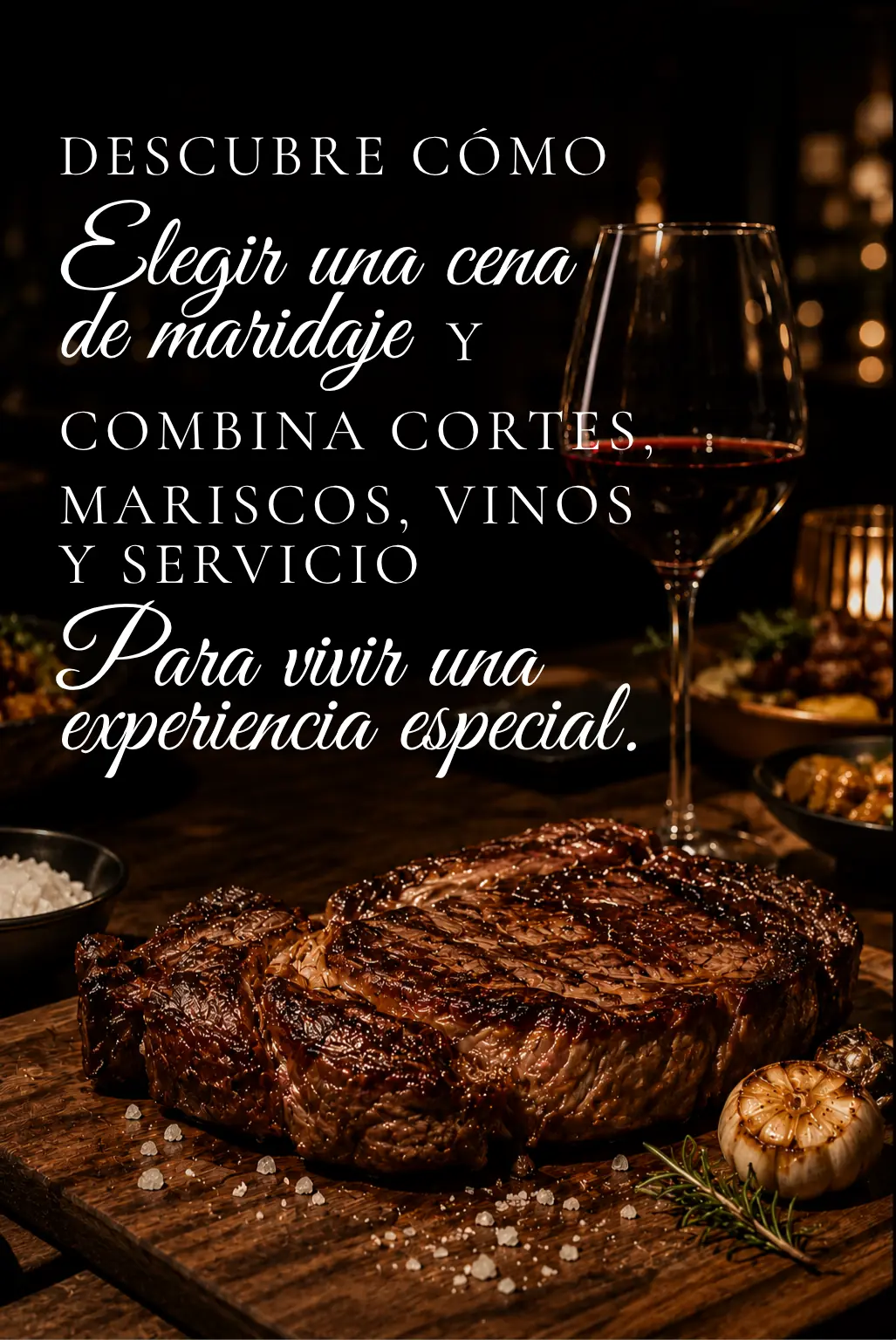 elegir una cena de maridaje en Puebla