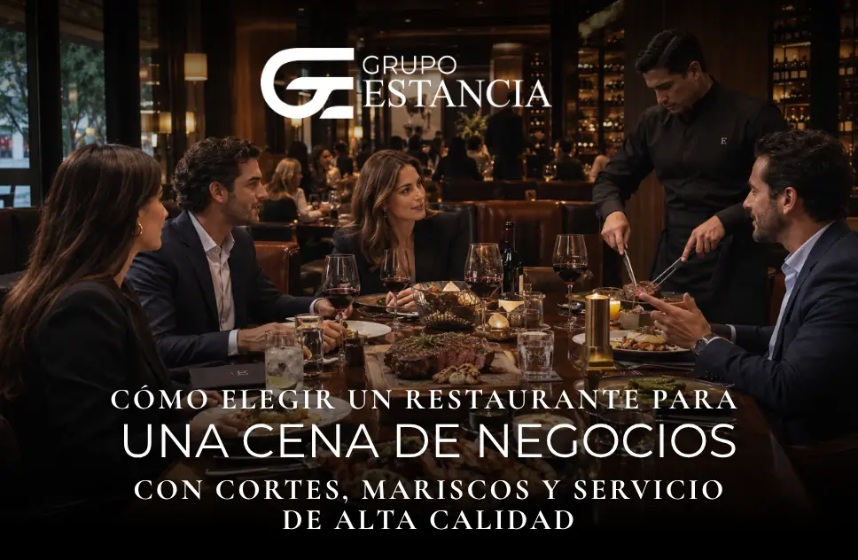 restaurante para cena de negocios