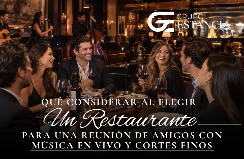 restaurante para amigos con música en vivo